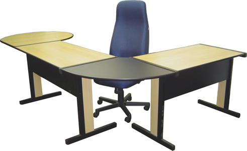 Mesa Em L Com Ponta Em Gota