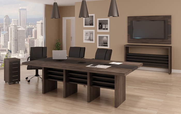 Mesa Reunião Linha Executiva Tamburato 50mm